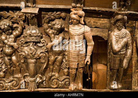 Détail de l'Agence suédoise de battleship Vasa qui a coulé sur son voyage inaugural en Août 10 1628 Banque D'Images