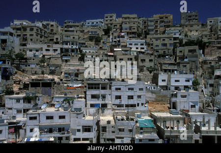 Vue générale de la capitale, Amman, Jordanie. Banque D'Images