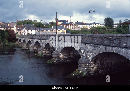 Le comté de Kerry killorglin Irlande du pont de la vieille ville Banque D'Images