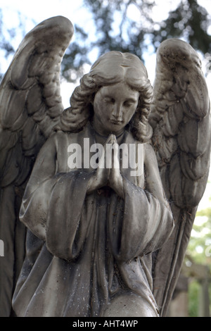 Ange Priant tombstone. St Nicholas Church, Chiselhurst, Kent, UK Banque D'Images