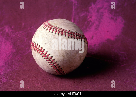 Vieux fond peint baseball Banque D'Images