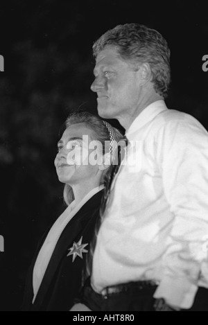 DNC Fundraiser à New York City 1992 Banque D'Images