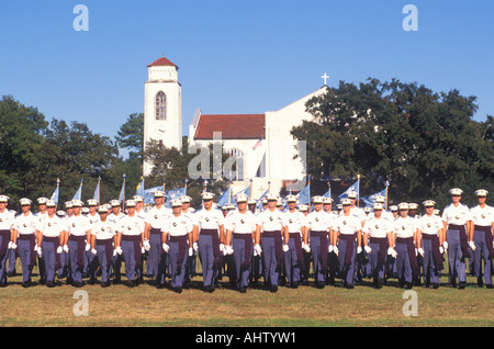 Examen des cadets du Collège militaire de la Citadelle Charleston en Caroline du Sud Banque D'Images