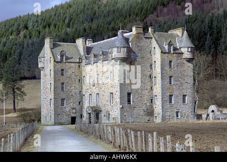 Castle Menzies en Ecosse est le foyer du Clan Menzies Tayside Banque D'Images