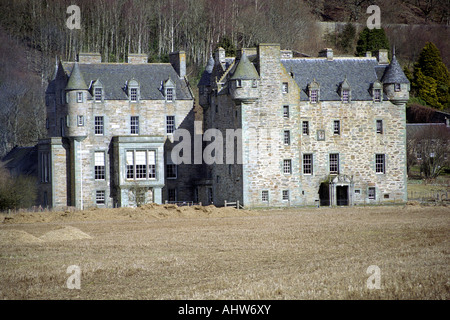 Castle Menzies en Ecosse est le foyer du Clan Menzies Tayside Banque D'Images