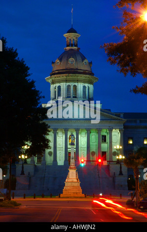 Caroline du Sud statehouse, Columbia, Caroline du Sud, USA Banque D'Images