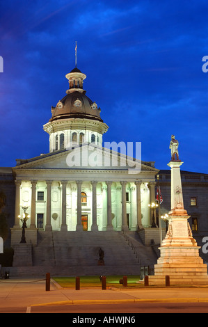 Caroline du Sud statehouse, Columbia, Caroline du Sud, USA Banque D'Images