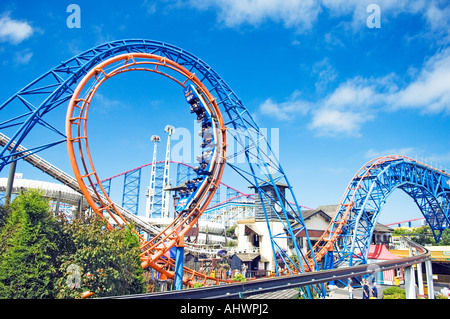 La révolution tour sur Blackpool Pleasure Beach Banque D'Images