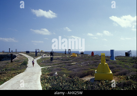 Punta Sur Jardin de sculptures, Isla de Mujeres, Quintana Roo, Mexique Banque D'Images