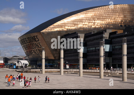 Le Pays de Galles. Cardiff. Millenium Center Banque D'Images