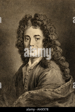 Jean de la Bruyuere, 1645 - 1696. Philosophe et moraliste, a noté pour sa satire Banque D'Images