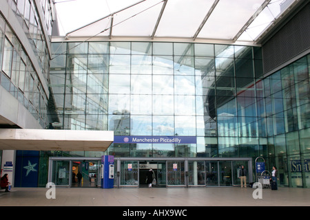 Ville de Manchester Piccadilly gare midlands uk go europe Banque D'Images