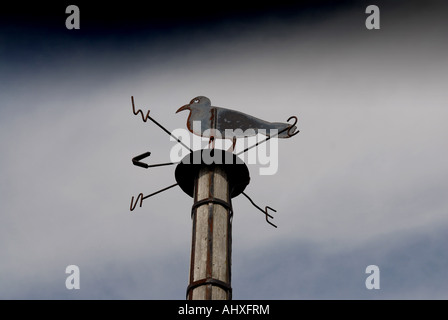 Girouette sur la colline dans le Shropshire en Angleterre Lawley Banque D'Images