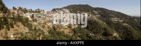 Simla Shimla Himachal Pradesh Inde Station de colline vue panoramique Banque D'Images