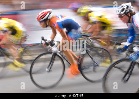 Cyclisme Le Tour de Gastown Vancouver British Columbia Canada Banque D'Images