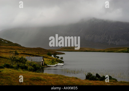 L'ÉCOSSE ACHFARY SUR LOCH STACK NORTH WEST HIGHLANDS 2005 Banque D'Images