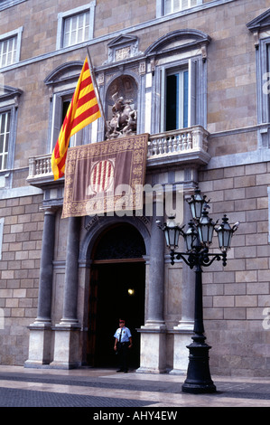 Palau de la Generalitat de Catalunya. Banque D'Images