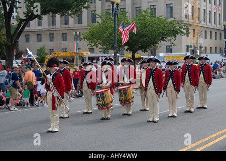Défilé du 4 juillet Washington D.C Banque D'Images
