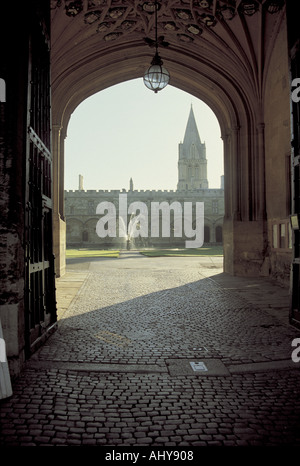 La Cathédrale Christ Church et Tom Quad Banque D'Images