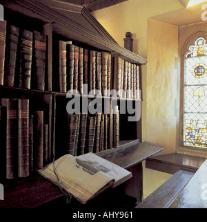 Livres à Merton College Library Banque D'Images