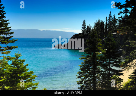 Blue Lake Tahoe Banque D'Images