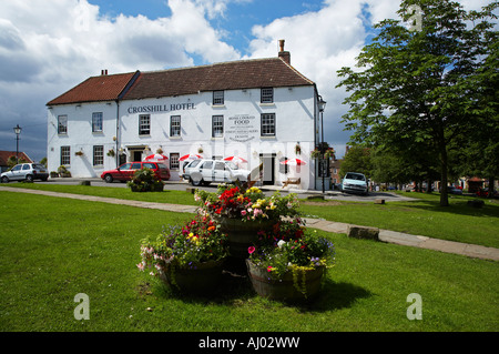 Hôtel The Green Crosshill County Durham Sedgefield Banque D'Images