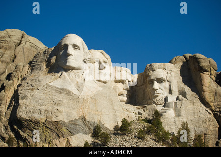 Low angle view of Mount Rushmore, Black Hills, South Dakota, United States Banque D'Images