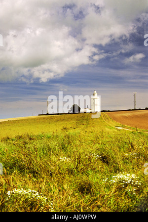 Phare avant-pays du nord Île de Thanet Kent Banque D'Images