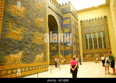 Ishtar Gate Musée de Pergame, l'île aux musées de Berlin, Allemagne Banque D'Images
