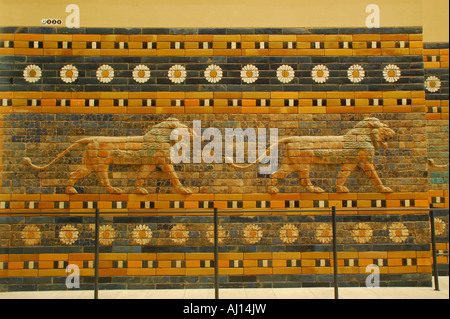 Ishtar Gate voie processionnelle Musée de Pergame, l'île aux musées de Berlin, Allemagne Banque D'Images