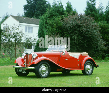 1950 MG TD 1250 cc Banque D'Images