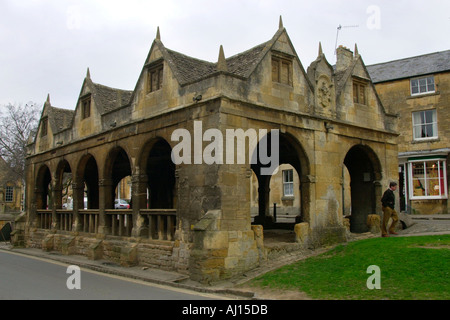 Salle du vieux marché dans le village de Chipping Campden Cotswolds Gloucestershire England UK Banque D'Images