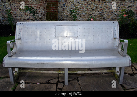 Les jardins de l'abbaye de Bury St Edmunds commémorant la présence des alliés aux Etats-Unis PENDANT LA SECONDE GUERRE MONDIALE2 East Anglia Suffolk, UK Banque D'Images