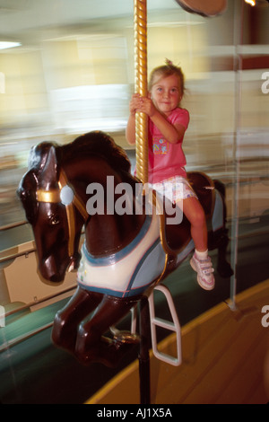 Ohio Erie County,Sandusky,Merry Go Round Museum,histoire,exposition collection,promouvoir,produits affichage vente,collection,éducation,jeune Banque D'Images