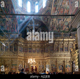 Monastère de Rila Pirin massif des Rhodopes Bulgarie République Populaire Narodna Republika Bulgariya Péninsule des Balkans Europe Banque D'Images