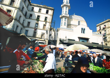 La Casbah d'Alger en Arbadij marché street Banque D'Images