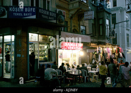 Près de la rue Istiklal, Beyoglu, Istanbul, Turquie Banque D'Images