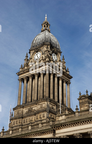 Hôtel de ville LEEDS YORKSHIRE ANGLETERRE Banque D'Images