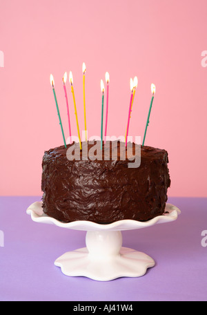 Gâteau au chocolat Banque D'Images