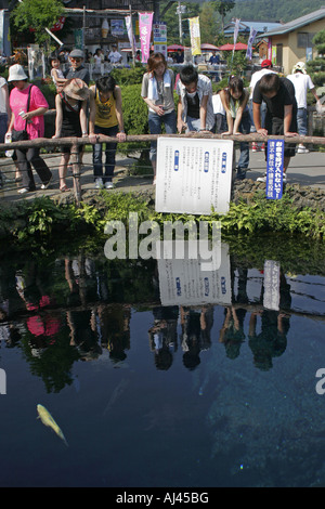 oshino-oshino-hakkai-tang-dans-yamanashi-japon-village-photo-stock-alamy