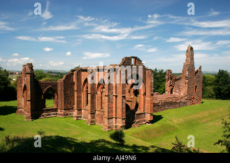 Ruines de Lincluden Collégiale à Dumfries en Écosse Banque D'Images