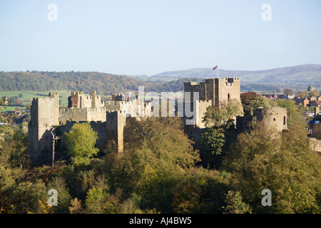 Le Château de Ludlow Ludlow Shropshire en Angleterre Banque D'Images