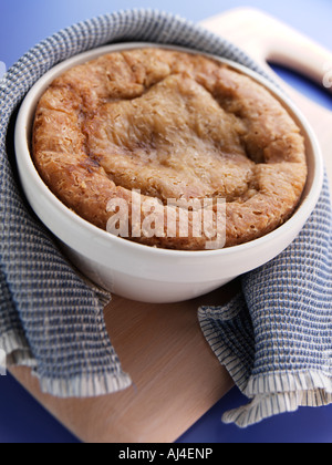 La vapeur traditionnel anglais pudding steak Banque D'Images