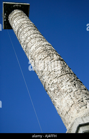 La colonne de Marc-aurèle, Rome, Italie Banque D'Images