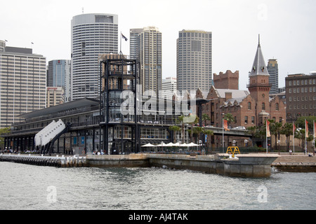 Terminal Passagers d'outre-mer dans les rochers en Nouvelle Galles du Sud Sydney NSW Australie Banque D'Images