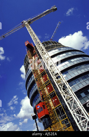 L'Assemblée de Londres pendant la construction du bâtiment Banque D'Images