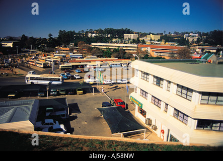 Les bâtiments modernes de la ville de Mbabane capitale de l'Afrique Australe Swaziland Banque D'Images