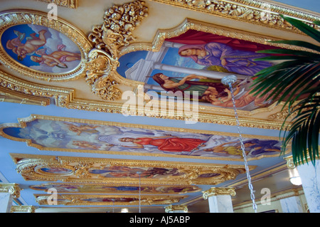 Plafond à French Lick Resort Hotel French Lick Indiana Banque D'Images