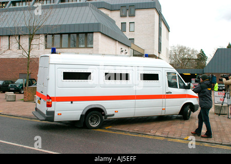 Londres Angleterre Royaume-uni Category une prison Van Banque D'Images