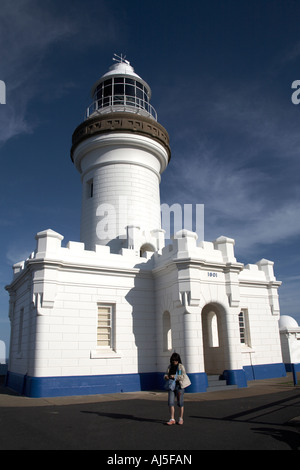 Phare de Cape Byron point le plus à l'Est de l'Australie Byron Bay NSW Australie Nouvelle Galles du Sud Banque D'Images